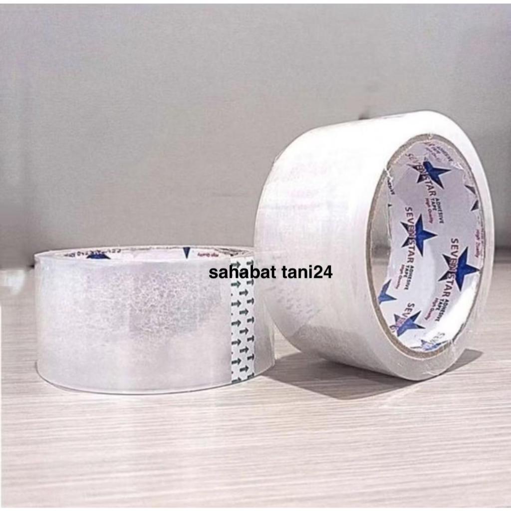 

Lakban SEVEN STAR 48mm 90 yard isolasi dus perekat dus daya rekat kuat