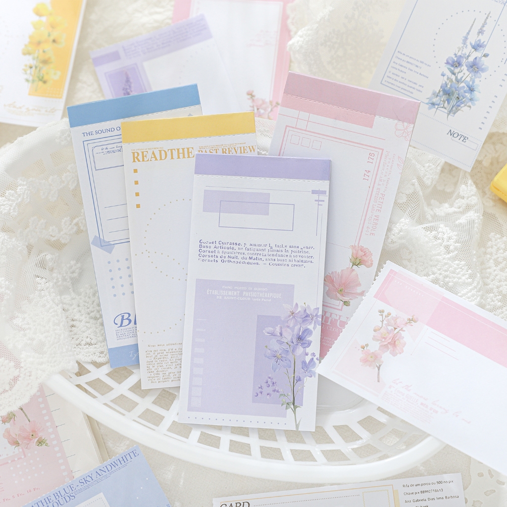 

30 Lembar Kertas Hias Seri Ilustrasi Taman Bunga 6x12cm Untuk Dekorasi Scrapbook Bullet Journal Diary Jurnal Retro Vintage