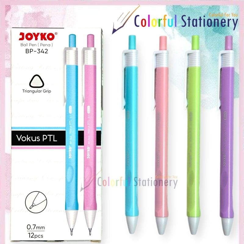 

Pulpen / Ballpoint Joyko Vokus Pastel BP-342 (Lsn)