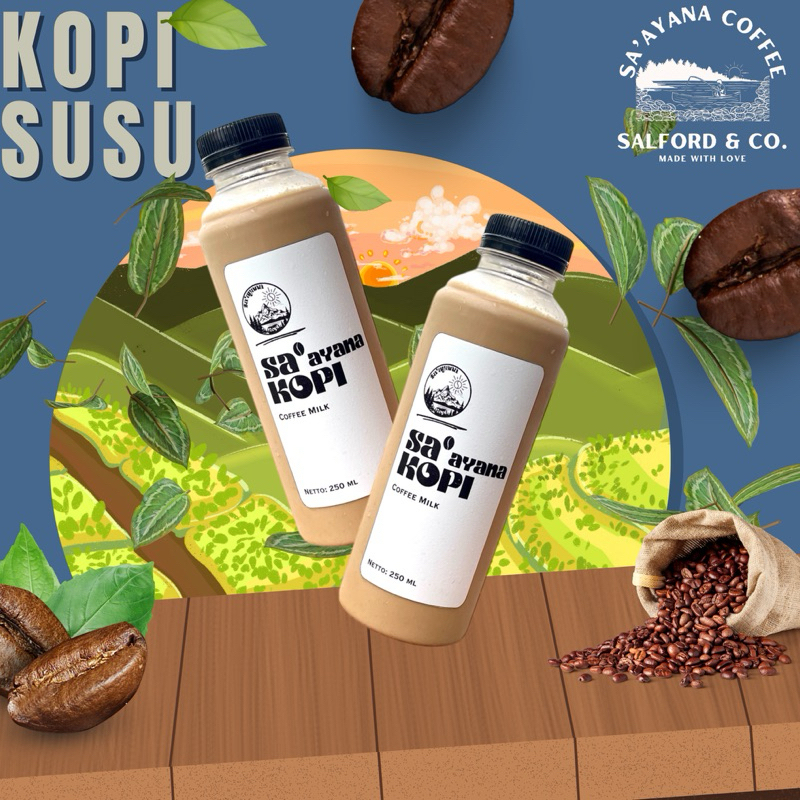 

kopi susu gula aren sa'ayana