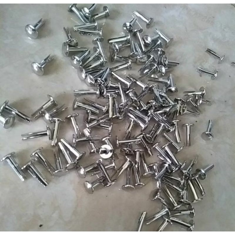 Paku Belah isi 100 pcs || Keling Belah | keling tali helm | keling serbaguna | Keling pengunci | COD