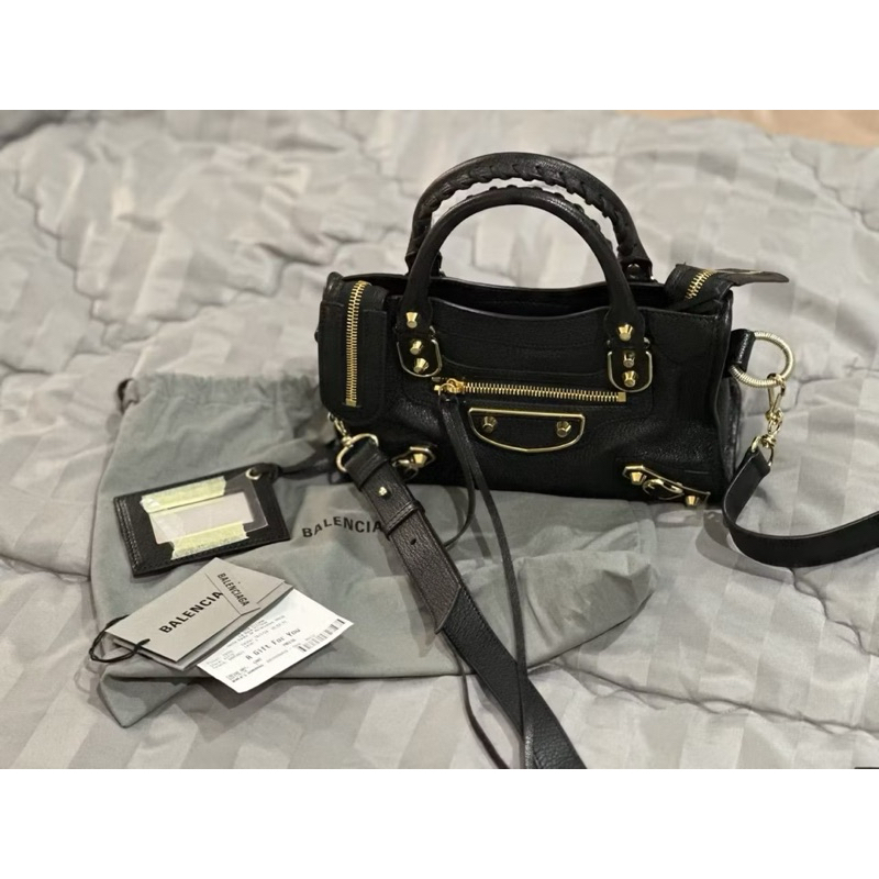 Balenciaga Mini City Black GHW 2024