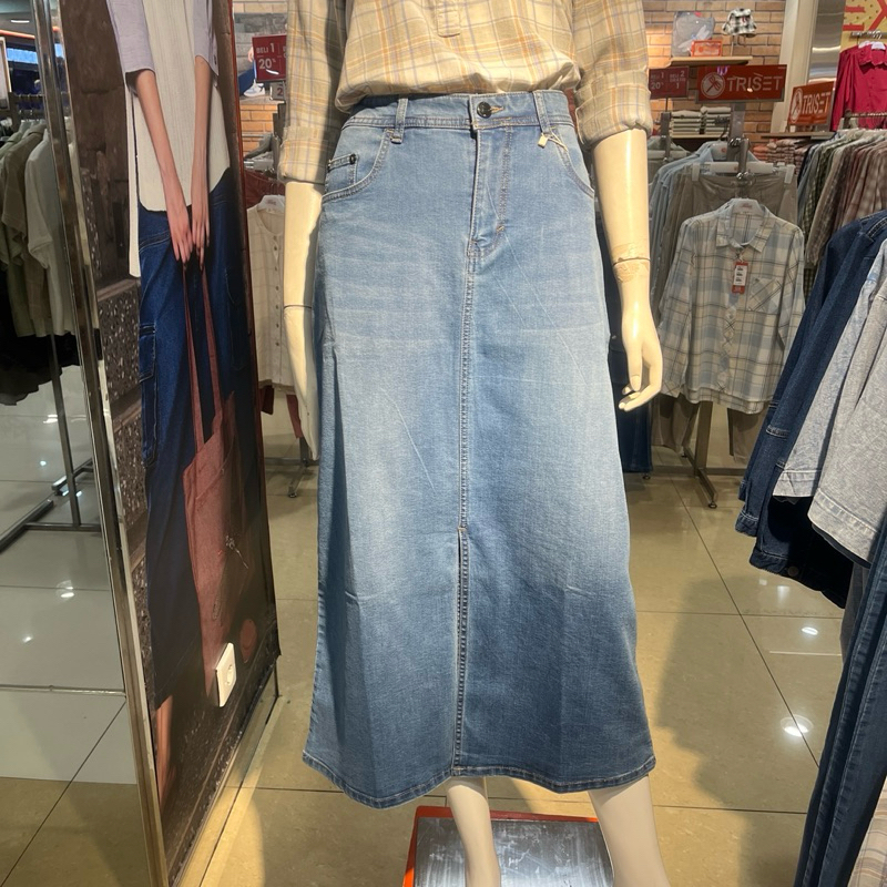 TRISET ROK JEANS WANITA NEW ARRIVAL