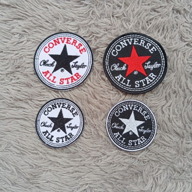 Patch Logo Converse Custom Bordir Satuan