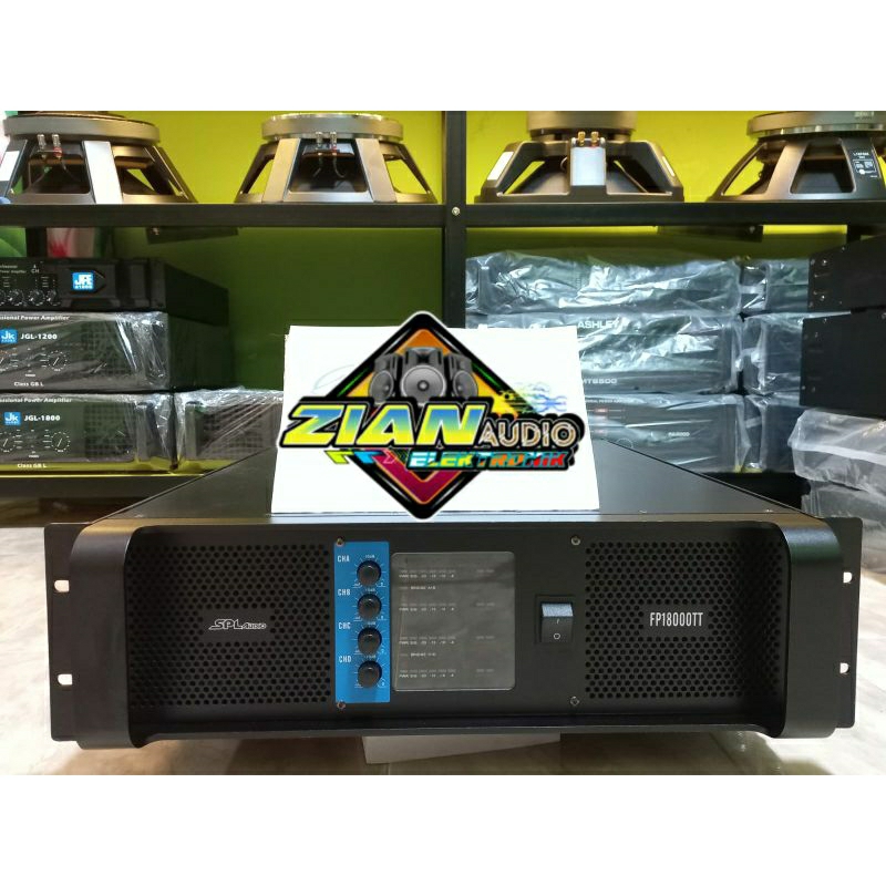 POWER AMPLIFIER SPL AUDIO FP 18000 TT  4x1200watt Original 3U