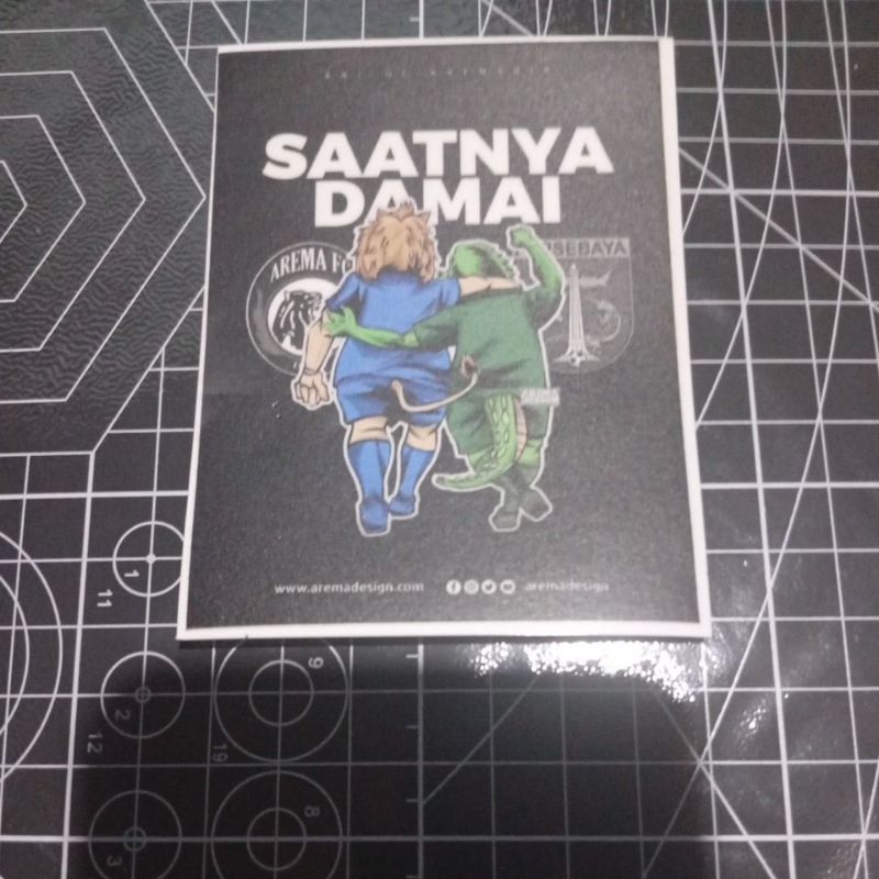 

STIKER PRINTING SAATNYA DAMAI AREMA PERSEBAYA