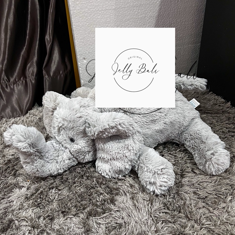 Jellycat Wanderlust Elly New Original Gajah Boneka Bali