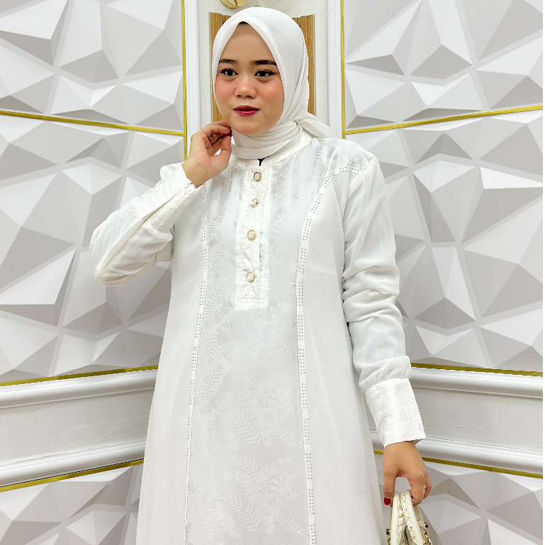 GAMIS CERUTI MIX JAGUAR MOTIF TERBARU MEWAH DAN ELEGAN