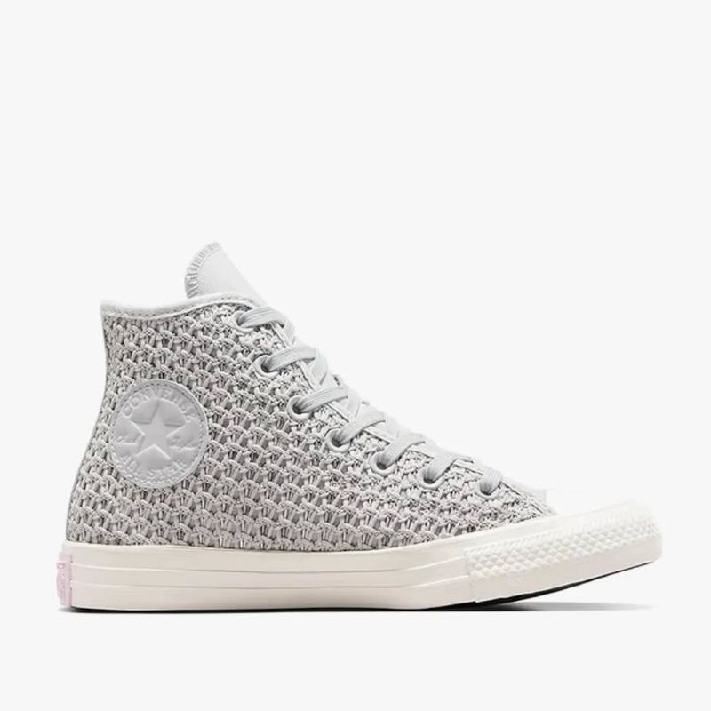 CONVERSE Ctas Ox HI Women's Fossilized Grey White