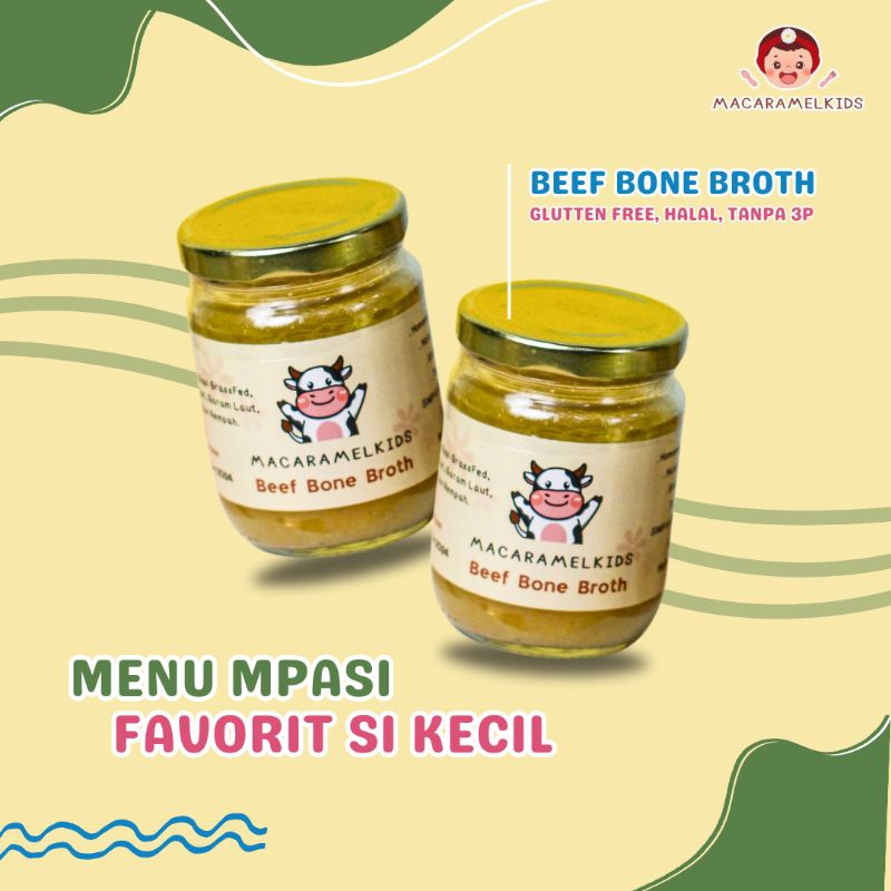 

Macaramelkids | Beef bonebroth, chicken bonebroth, beef meal broth, kaldu MPASI, frozen ready to heat, ndf padat gizi non msg, bahan premium