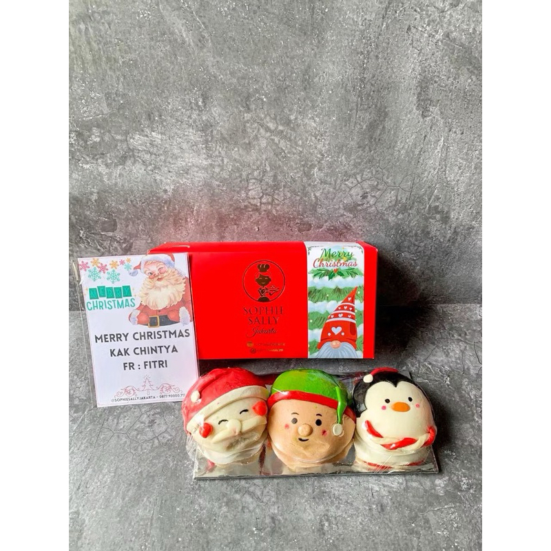 

Bakpao Box isi 3 Christmas Edition / Hampers Natal