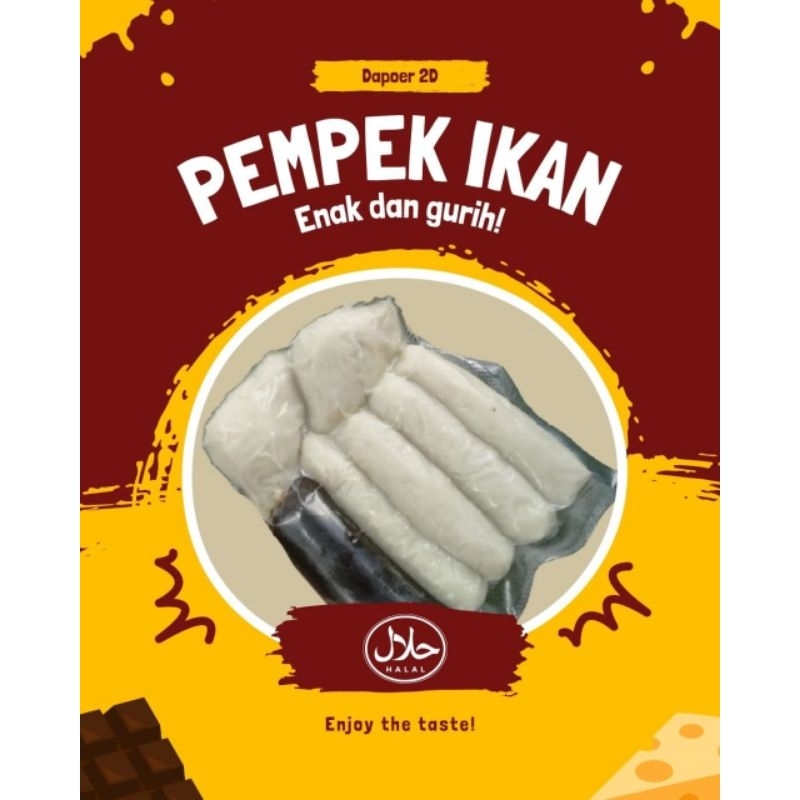 

❤️DEWI❤️PEMPEK IKAN FRESH KHAS PALEMBANG RASA ENAK DAN GURIH ISI 6 PCS FREE CUKO 4 LENJER 2 PEMPEK TELUR