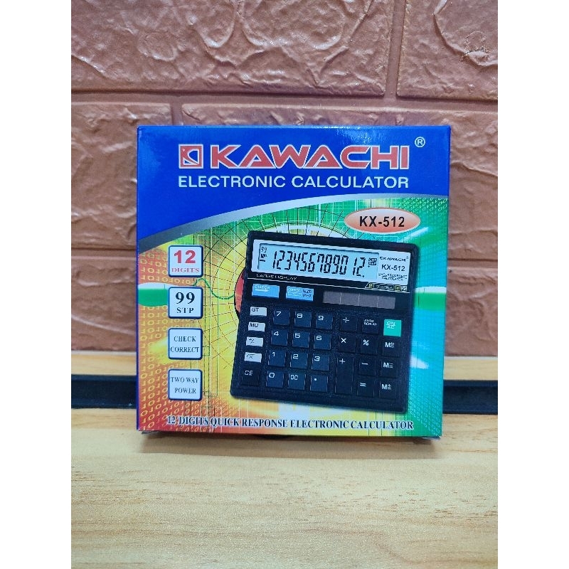 

Kalkulator Kawachi KX 512 (12 digit)