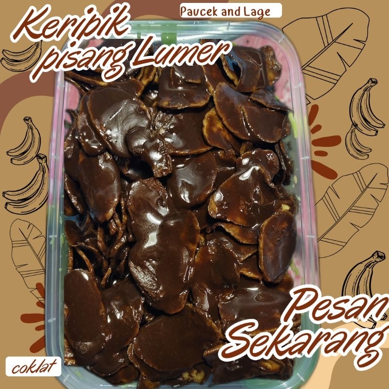 

Keripik pisang coklat Lumer by Sale Pisang lampung | Keripik Pisang kerispi | manis | nikmat 500 ML keripik