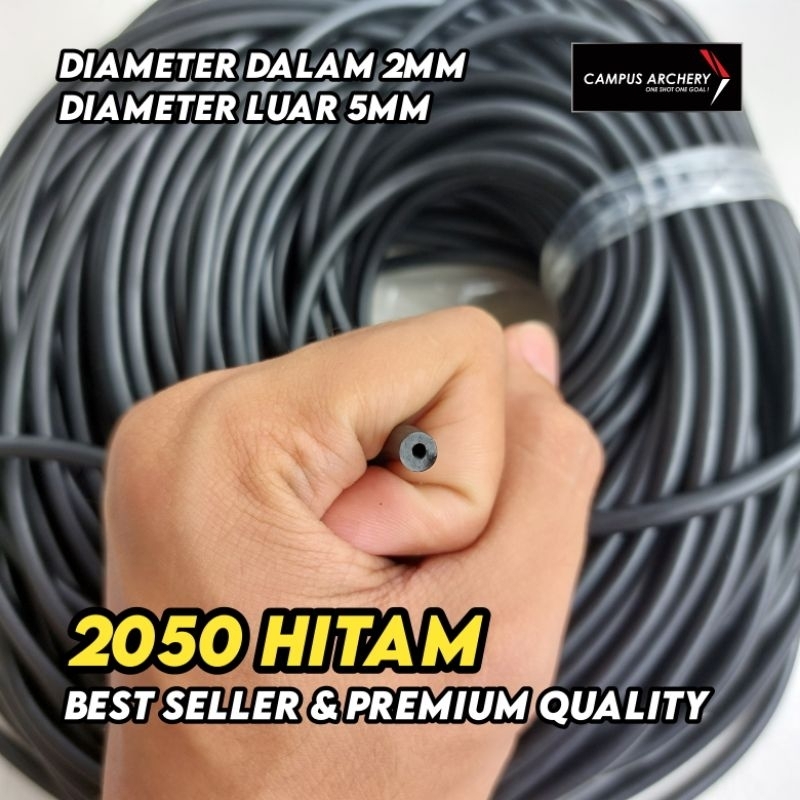 Karet Ketapel 2050 Hitam Best Quality Slingshot Rubber