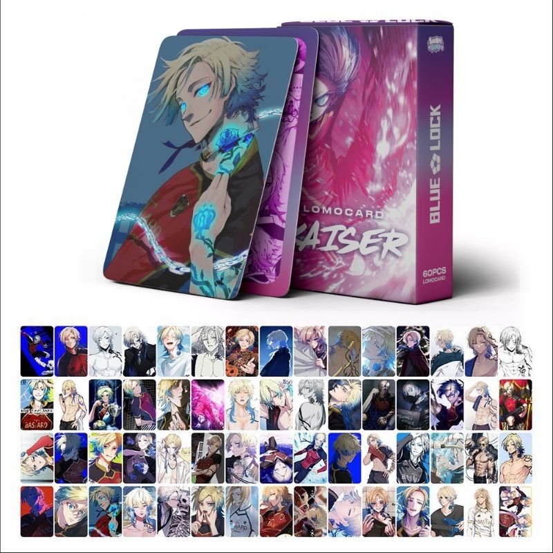 [60pcs] PACK PHOTOCARD KAISER BLUE LOCK ALBUM LOMO CARD PHOTO CARD KPOP LOMOCARD KPOPERS PHOTOCARD W