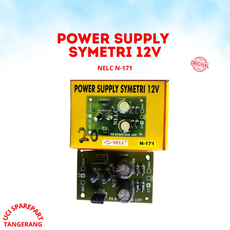 POWER SUPPLY SYMETRI 12V NELC N-171