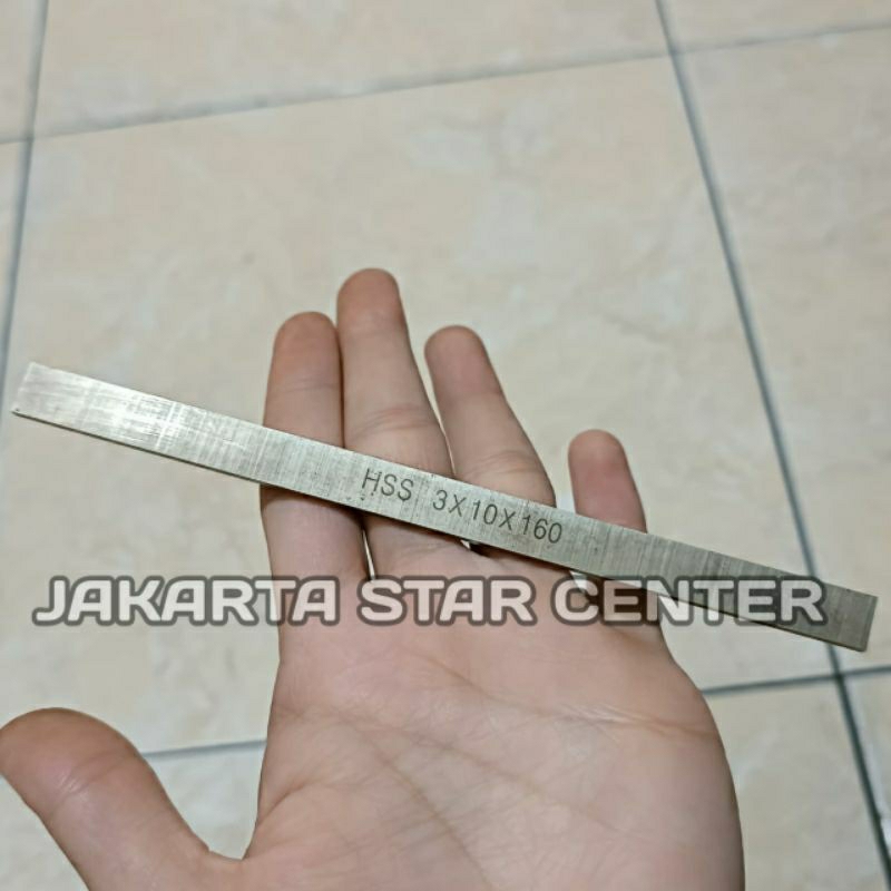 Pahat Bubut Besi HSS 3 × 10 × 160 Mata Pisau Bubut 3 × 10 × 160 HSS