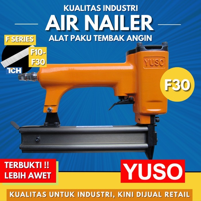 

Gun Air Nailer YUSO F30 1022 422 Alat Paku tembak angin staples nail