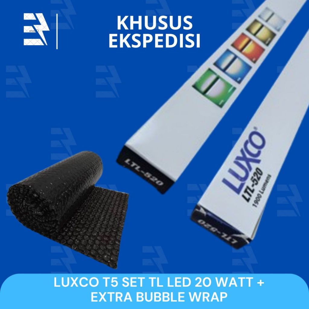 (KHUSUS EKSPEDISI) LAMPU NEON LED / T5 LED LUXCO 20 WATT PANJANG 120CM
