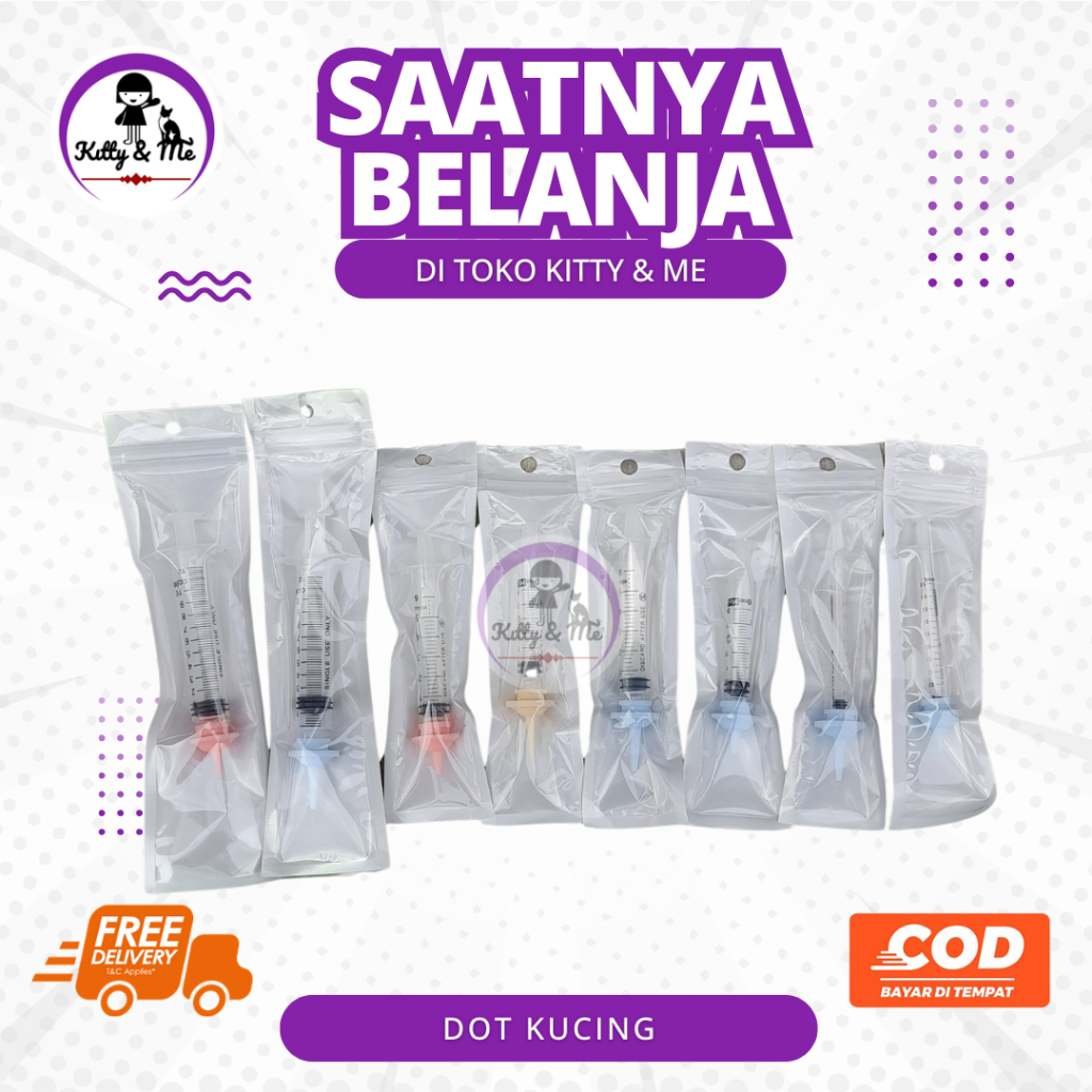 DOT MIRACLE, DOT NIPPLE, DOT KUCING - Dot Kucing Baru Lahir