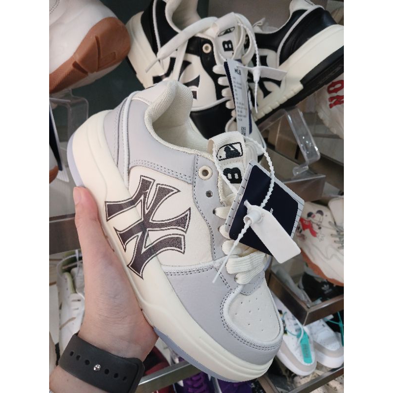 MLB Chunky liner ice grey cool calm unisex model sepatu sneakers ready ya CO langsung