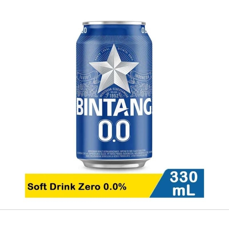 

Bintang Zero Soft Drink 330 mL