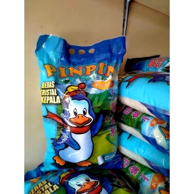 

Beras pin pin kemasan 5KG, punel