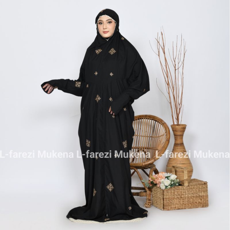 Mukena Terusan Dewasa Katun Bordir Songket Mukena Langsungan Dewasa