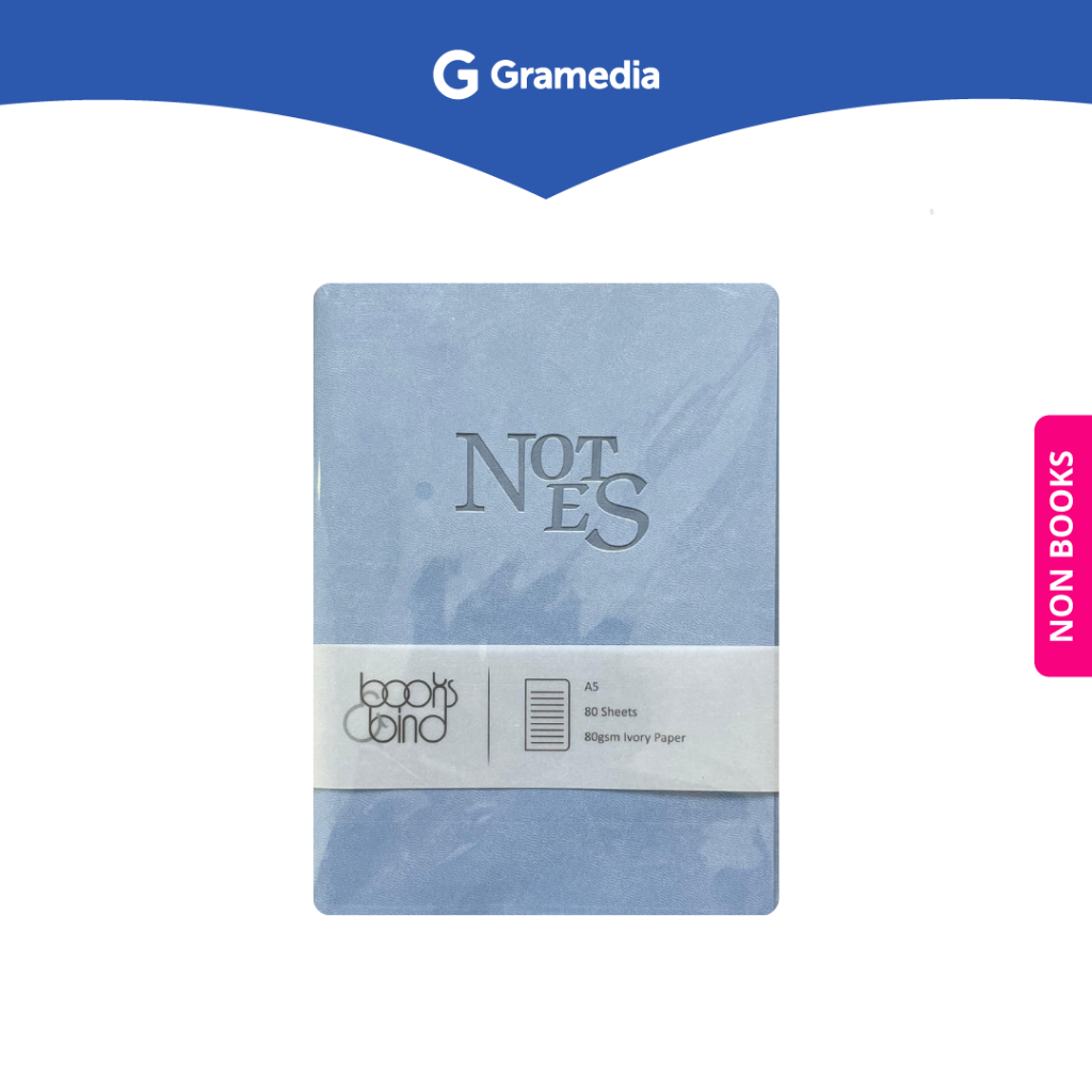 

Gramedia Depok - BOOKS&BIND NB -NOTES- DEBOSS A5 STEEL BLUE