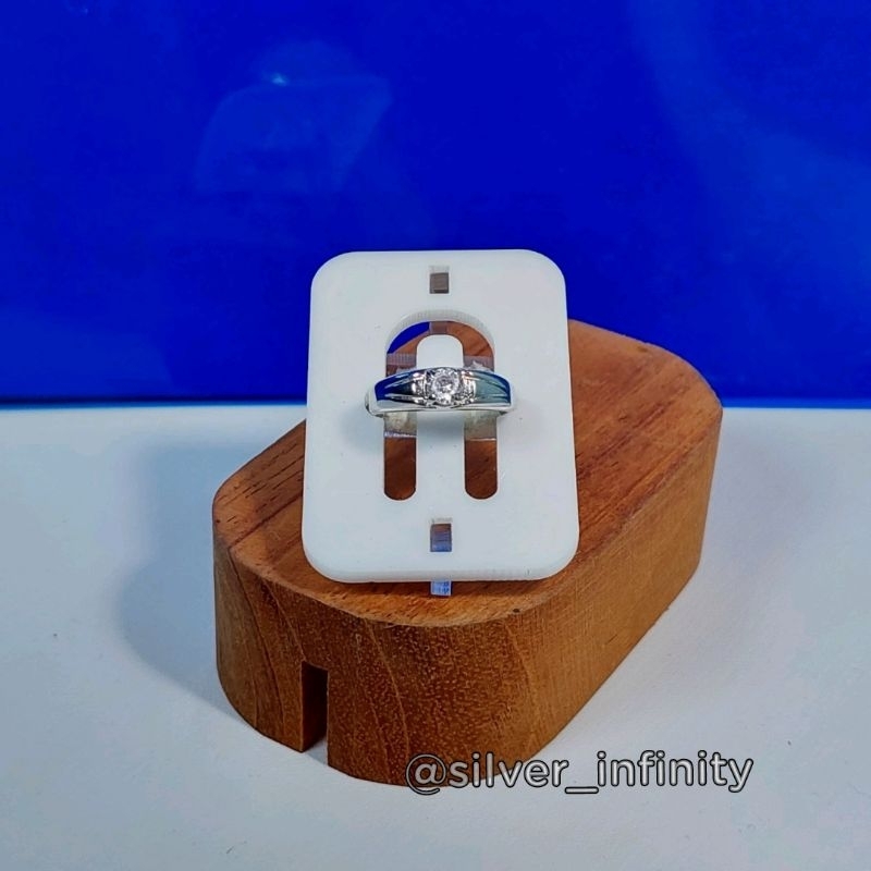 Cincin Anak  Perak Asli Silver 925 || Model Permata satu