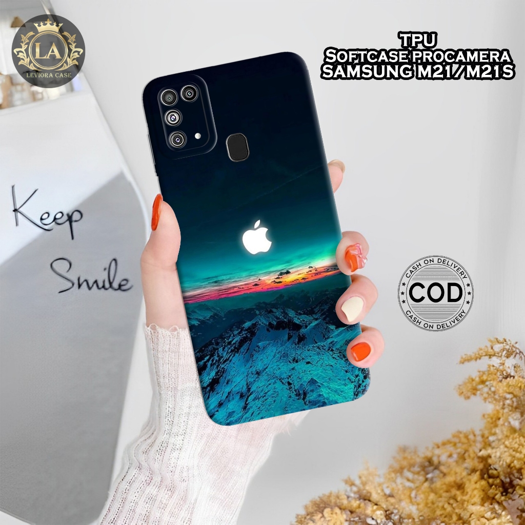 Case Samsung M21 / M21s Terbaru - Leviora Case - Fashion Case Logo IP - Softcase Samsung M21 / M21s 