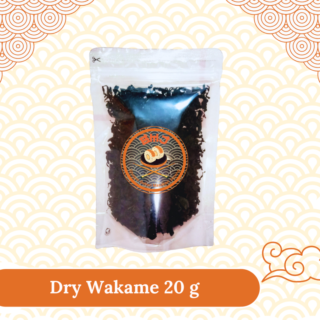 

DRY WAKAME Rumput Laut Kering 20 g │ Dried Seaweed Import