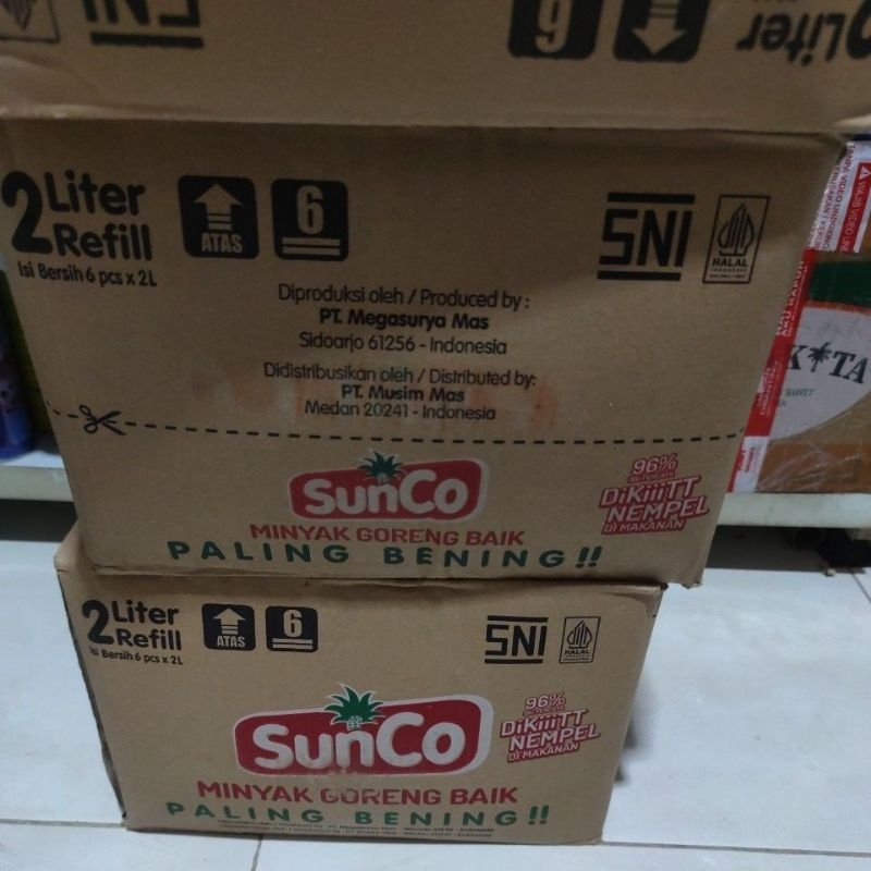 

sunco 2 liter kartonan isi 7 pcs