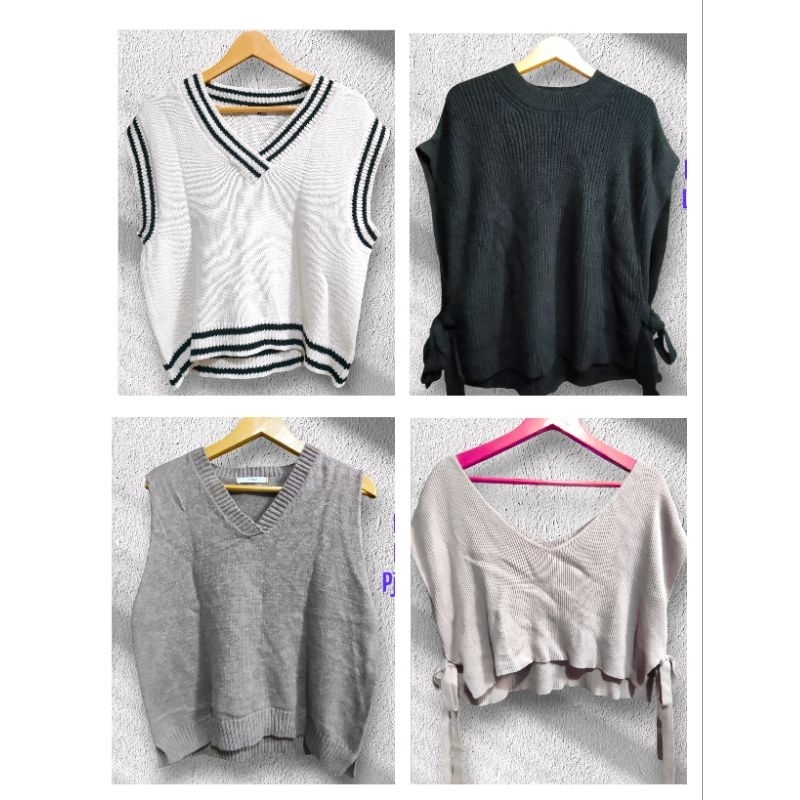 Vest rajut preloved (thrift)