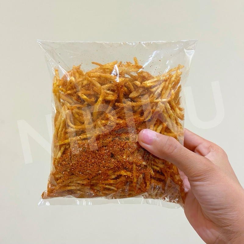 

Keripik Pisang / Snack / Stik Pisang Rasa Extra Pedas 125gr