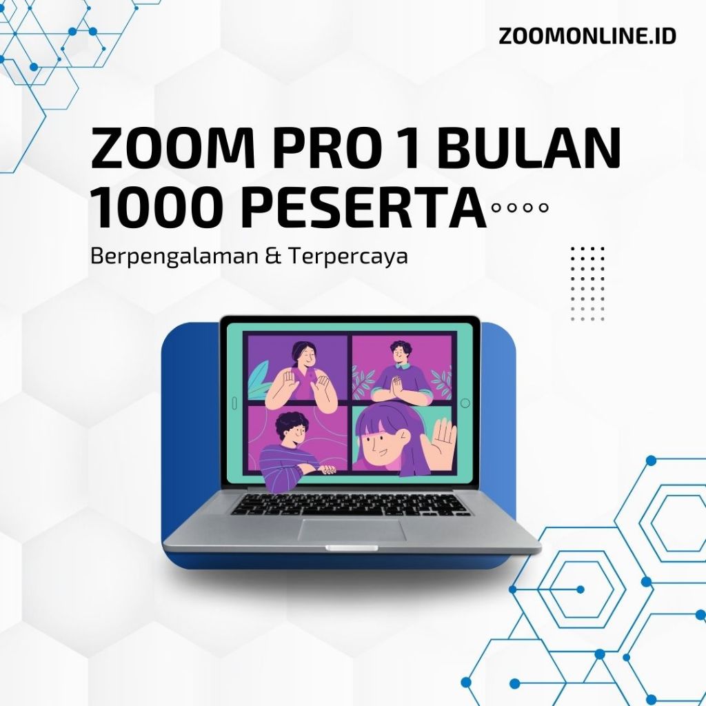 Zoom Pro 1000 Peserta 1 Bulan PALING MURAH