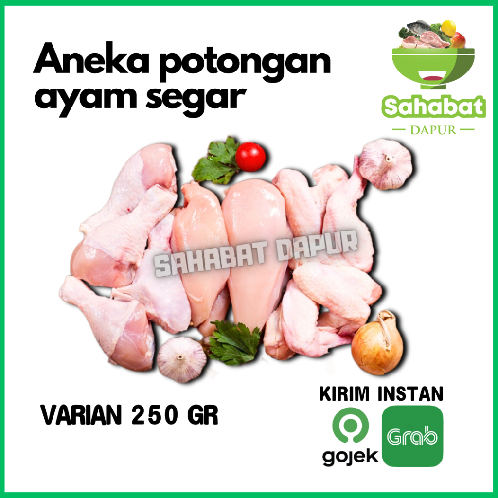 

Aneka Ayam Segar Potong 250gram - Sahabatdapur