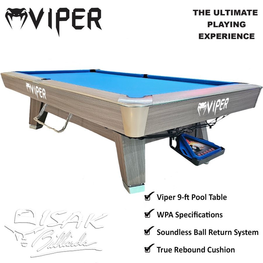 VIPER 9 ft Pool Table - Meja Billiard Biliar 9 feet