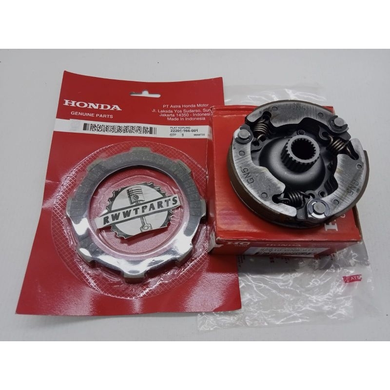 PLAT KOPLING KAMPAS KOPLING PLUS KAMPAS GANDA ASSY HONDA GRAND SUPRA X 110 SUPRA FIT LAMA (GN5)