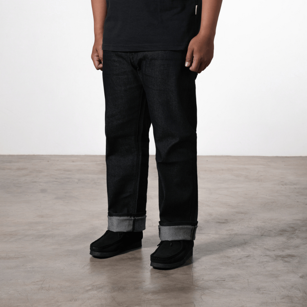 Treadless - Ares - Black Indigo - Denim pants - Slim Straight 14oz