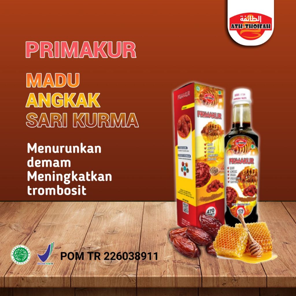 

Sari kurma angkak/angkur Madu Angkur Angkak Kurma 470 Gram Obat DBD dan tipes