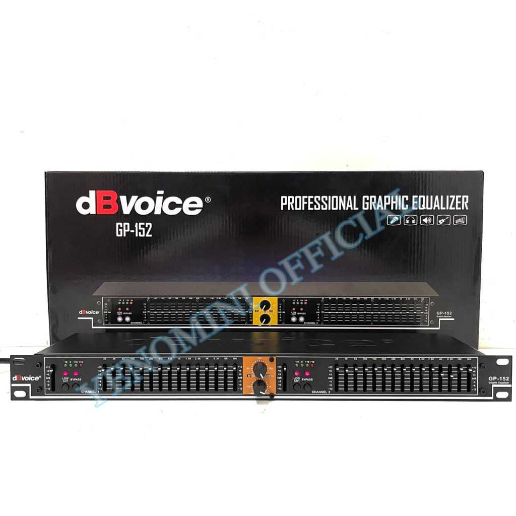 Equalizer DbVoice GP-152 Original 15Band EQ Plus SUBWOOFER Out Equalizer DB Voice Gp 152 Sub Gp152 B