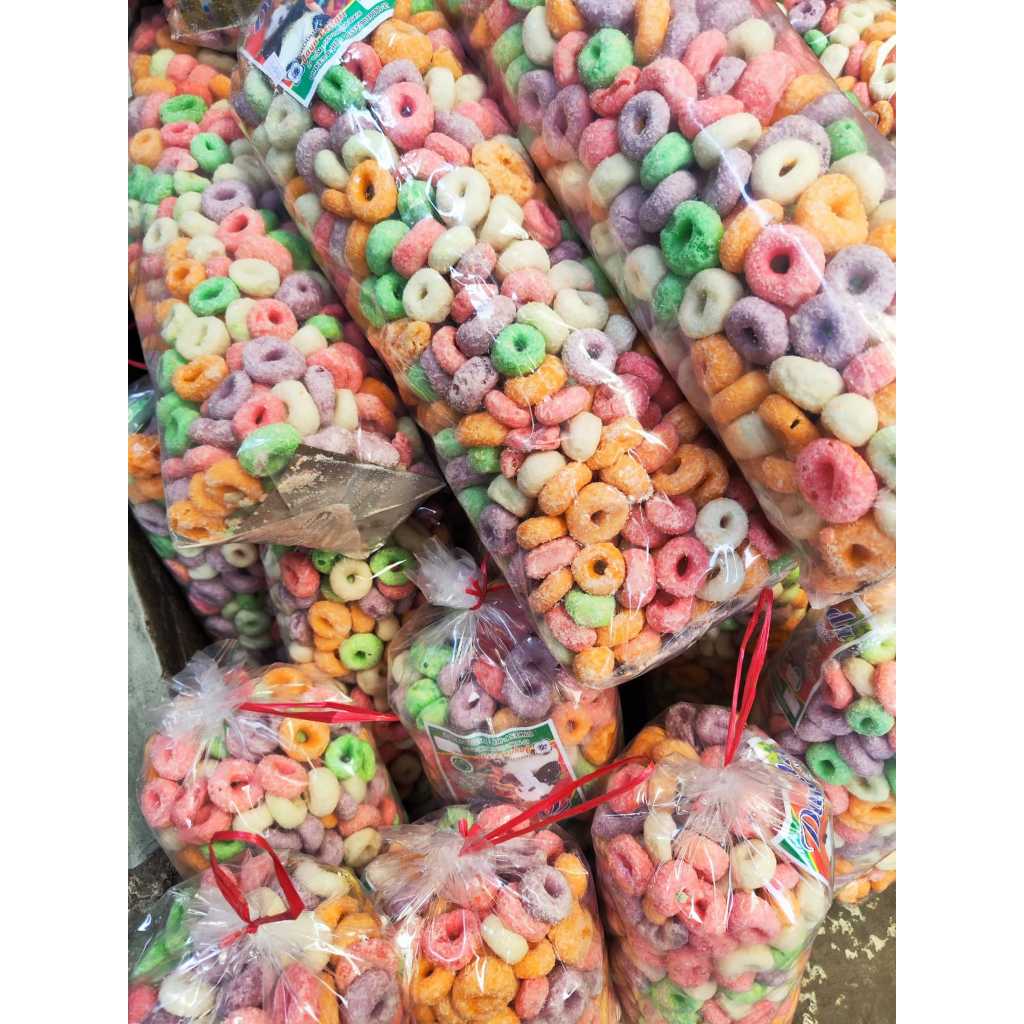 

DONAT MINI WARNA WARNI 1 BALL ISI 1.4 KG | KUE KERING DONAT