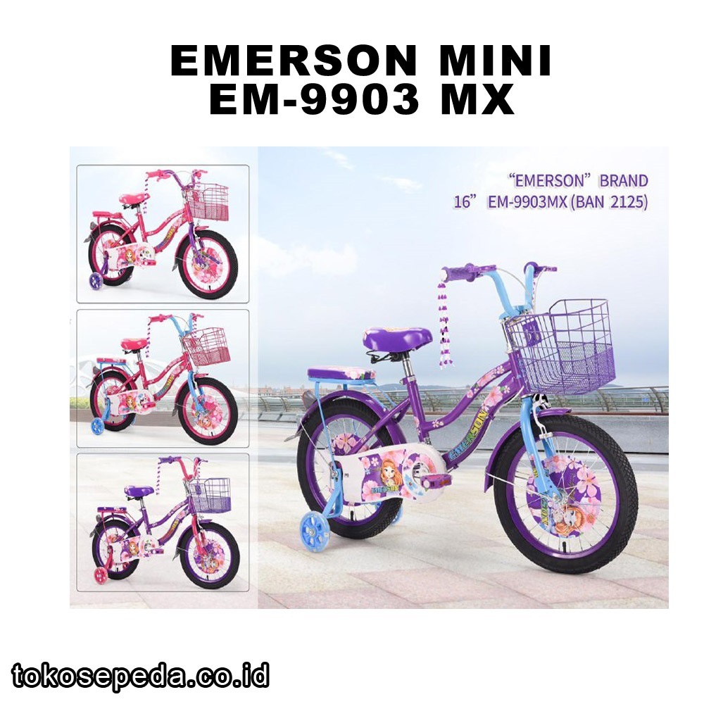 SEPEDA ANAK 16 EMERSON EM 9903 TRIDJAYA CIBADUYUT