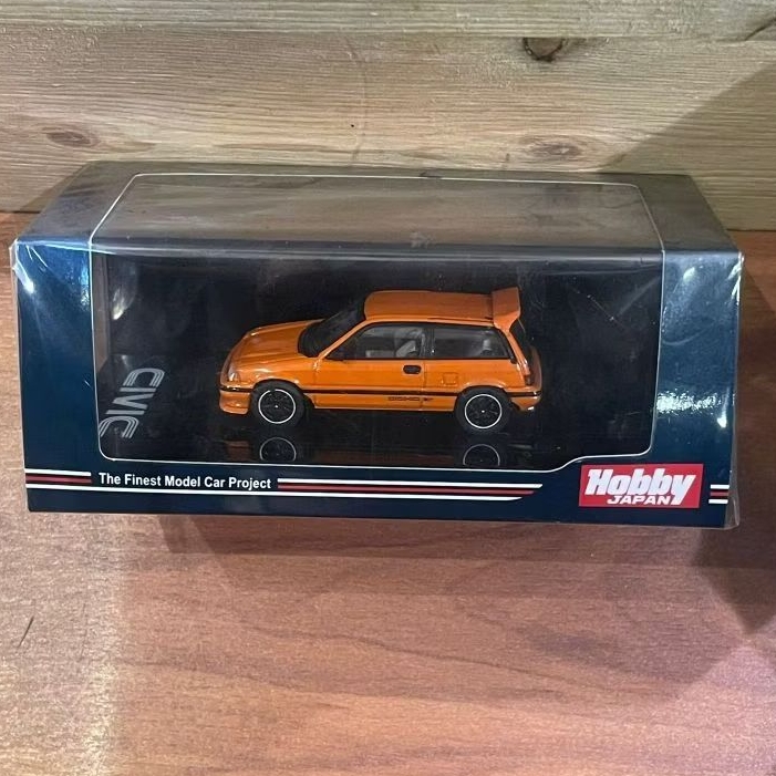 HOBBY JAPAN 1/64 HONDA CIVIC Si AT 1984 CUSTOMIZED VER. ORANGE
