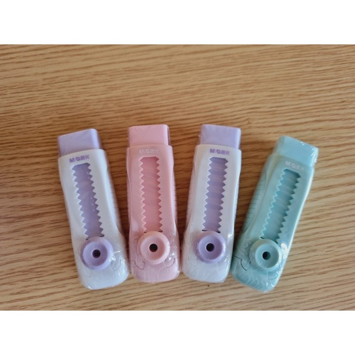 

M&G penghapus/push eraser / Penghapus Geser Warna / Penghapus Mekanik / Hapusan Mekanik Warna Lucu Tidak Meninggalkan Serpihan