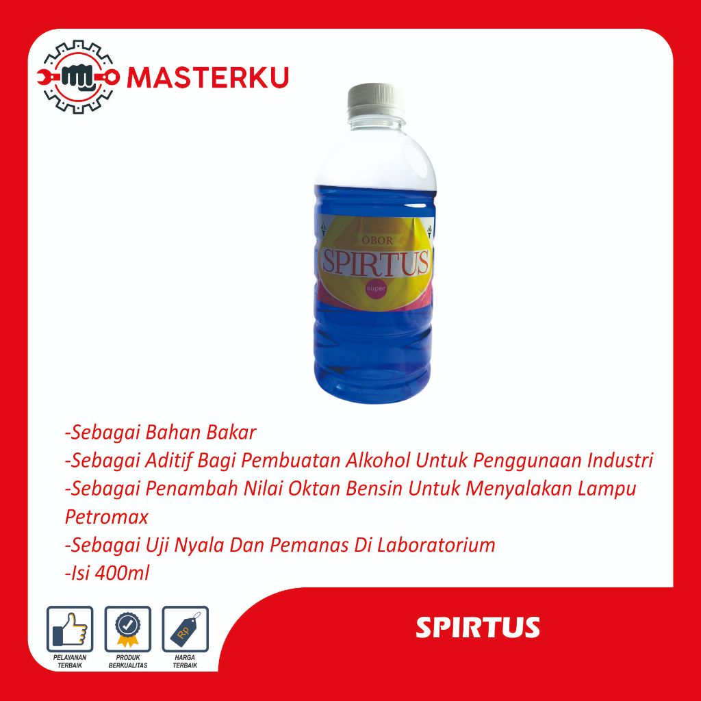 SPIRTUS/SPIRTUS BOTOLAN/SPIRTUS BAHAN BAKAR