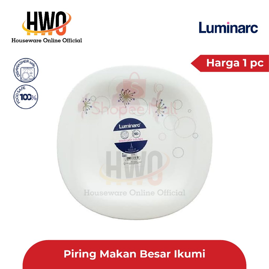 Luminarc Piring Makan Ikumi