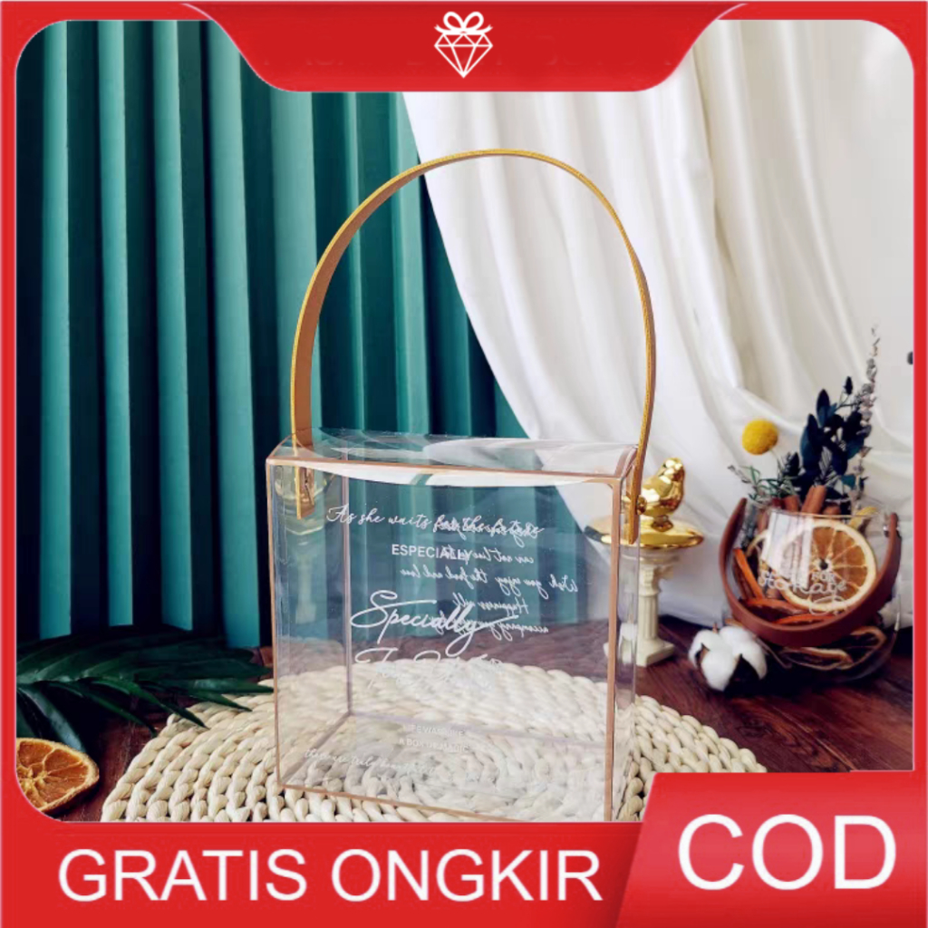 

Kotak Hampers Transparan - Giftbox Valentine - Kotak Kado Souvenir GB063